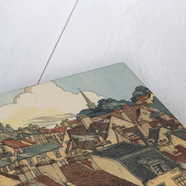 Rooftops of houses by Anonymous