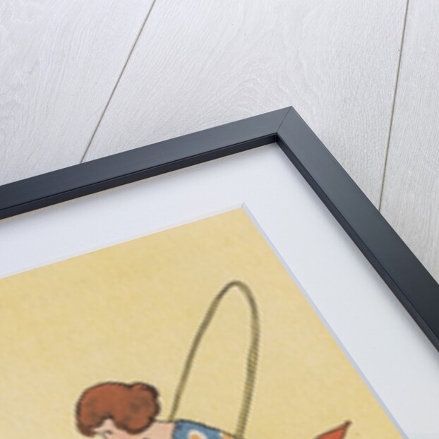 Girls playing jump rope by Anonymous