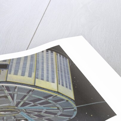 TIROS-1 in orbit by Anonymous