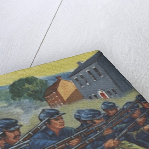 Soldiers fighting in US Civil War by Anonymous