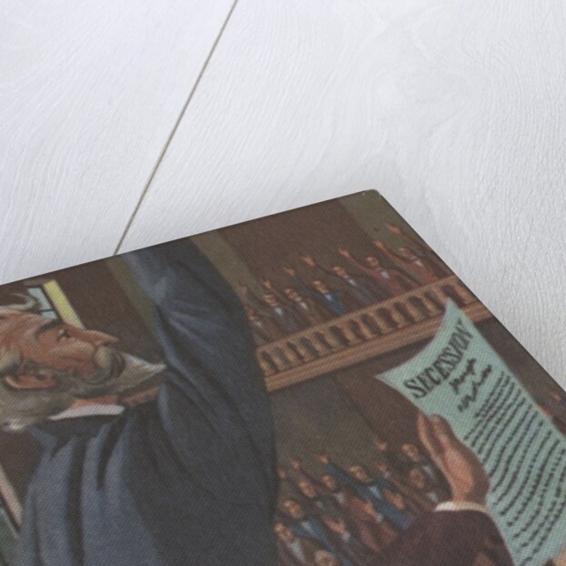 South Carolina voting to secede in 1860 by Anonymous