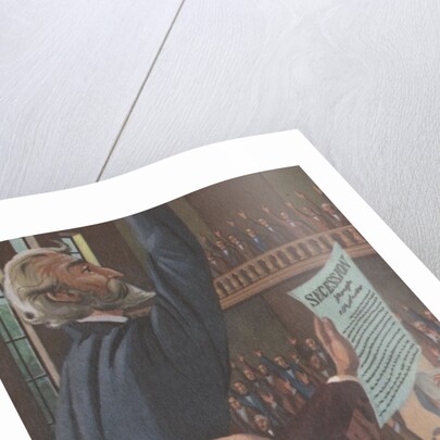 South Carolina voting to secede in 1860 by Anonymous