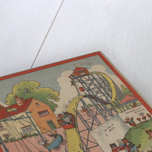 Cats at amusement park by Anonymous