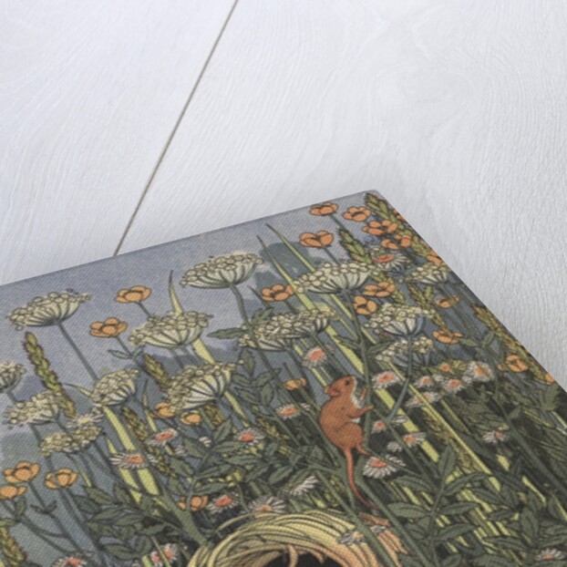 Field mice in flowers by Anonymous