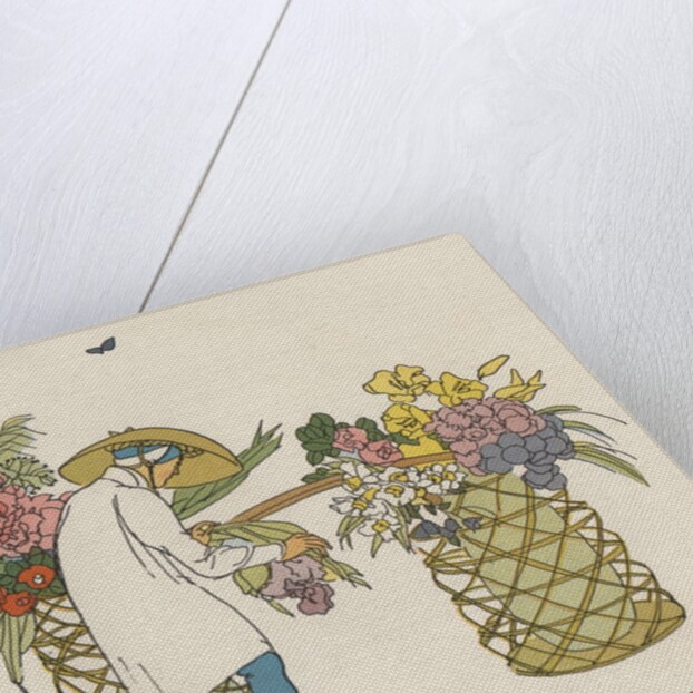 Flower seller by Anonymous