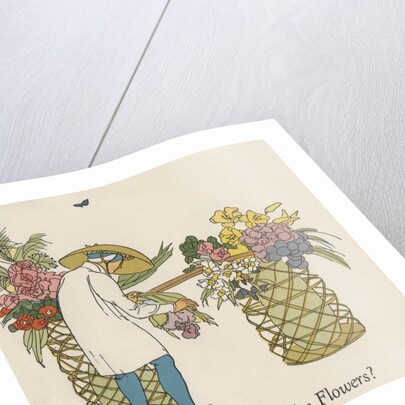 Flower seller by Anonymous