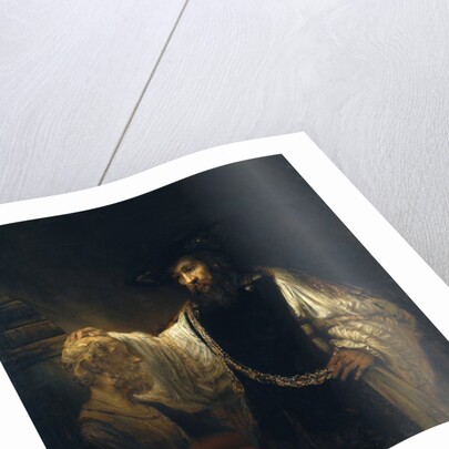 Aristotle with a Bust of Homer by Rembrandt Harmensz van Rijn