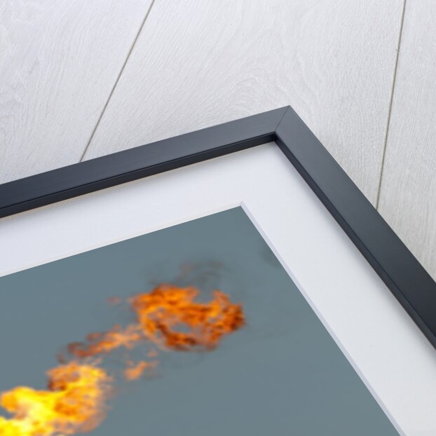 Oil Refinery Gas Flare at Aruba by Anonymous