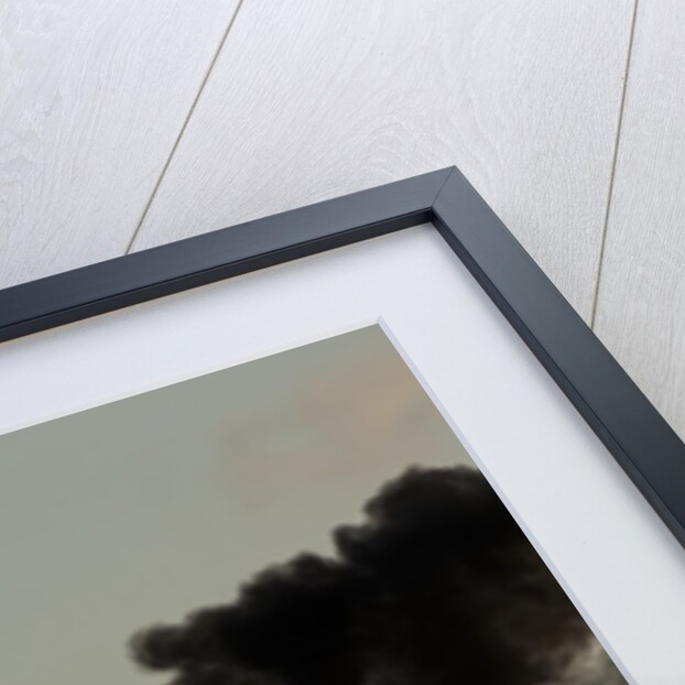 Flames and smoke billow from natural gas flare at Valero Oil Refinery by Anonymous