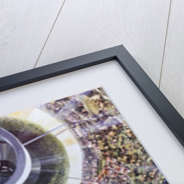 Interior view of a Bernal Sphere space colony for 10,000 people by Anonymous