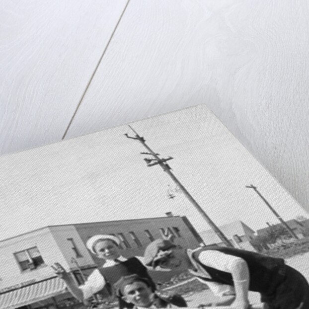 Boys play baseball in a sandlot, ca. 1923 by Anonymous