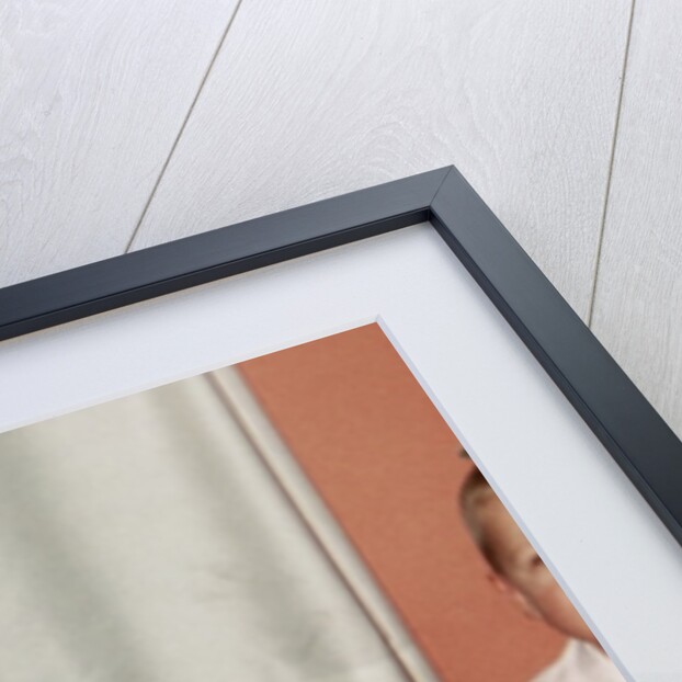 Grumpy boy at fifth birthday party, ca. 1957 by Anonymous