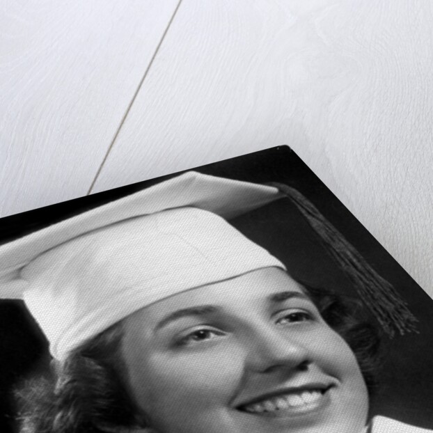 High school graduation portrait, ca. 1946 by Anonymous