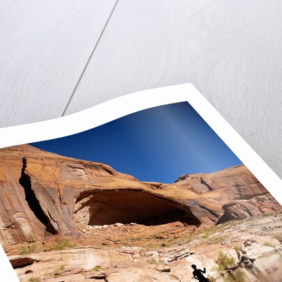 Stand-up paddleboarding on Lake Powell, Utah by Anonymous