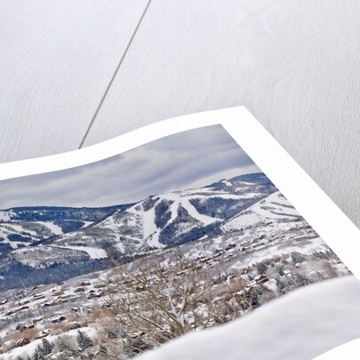 Steamboat Springs Ski Area and town by Anonymous