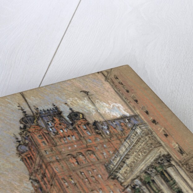 Waldorf Astoria Hotel by Joseph Pennell