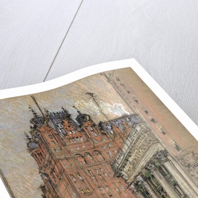 Waldorf Astoria Hotel by Joseph Pennell