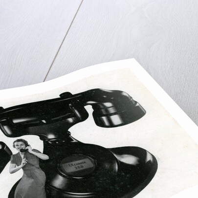 Vintage telephone by Anonymous