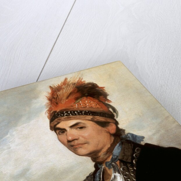 Portrait of Mohawk Chief Joseph Brant by Gilbert Stuart