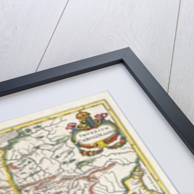 Map of the Empire of Charlemagne by Jan Jansson