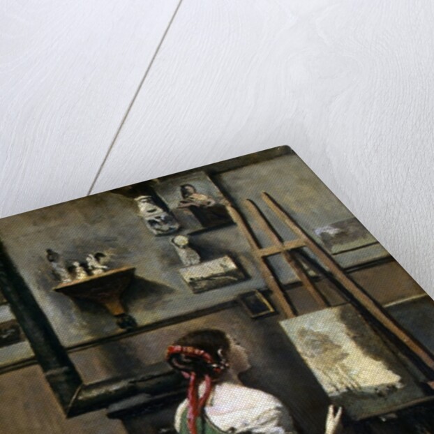 The Artist's Studio by Jean-Baptiste-Camille Corot