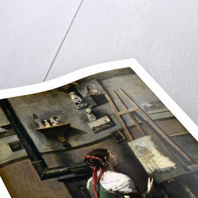 The Artist's Studio by Jean-Baptiste-Camille Corot