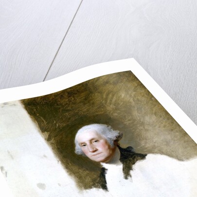 Portrait of George Washington (The Athenaeum Portrait) by Gilbert Stuart