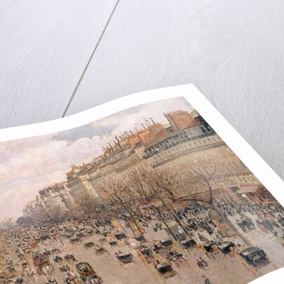 Boulevard Montmartre, Paris by Camille Pissarro
