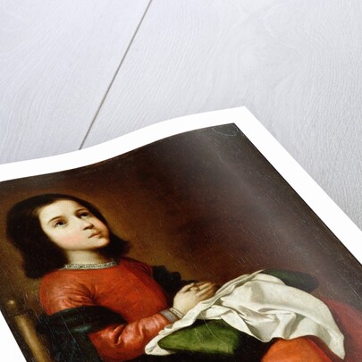 Virgin Mary as a Child by Francisco de Zurbaran