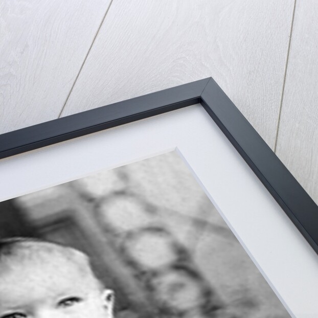 One year old baby girl portrait, ca. 1919. by Anonymous