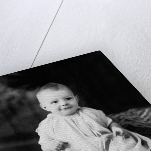 Baby girl portrait, ca. 1928. by Anonymous