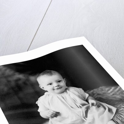 Baby girl portrait, ca. 1928. by Anonymous