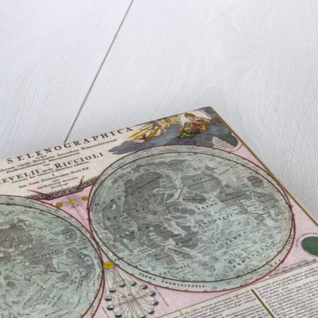 Map of the moon by Anonymous