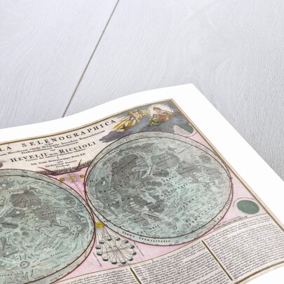 Map of the moon by Anonymous