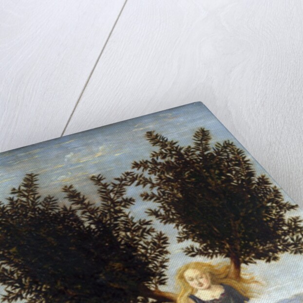 Apollo and Daphne by Antonio del Pollaiuolo