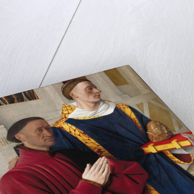 Etienne Chevalier with St. Stephen by Jean Fouquet