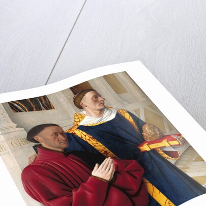 Etienne Chevalier with St. Stephen by Jean Fouquet