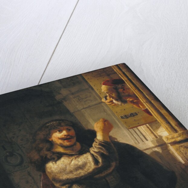 Samson Threatening His Father-in-Law by Rembrandt van Rijn