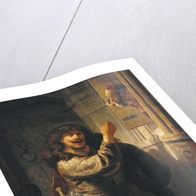 Samson Threatening His Father-in-Law by Rembrandt van Rijn