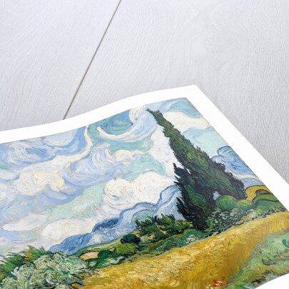 Wheat Field with Cypresses by Vincent Van Gogh