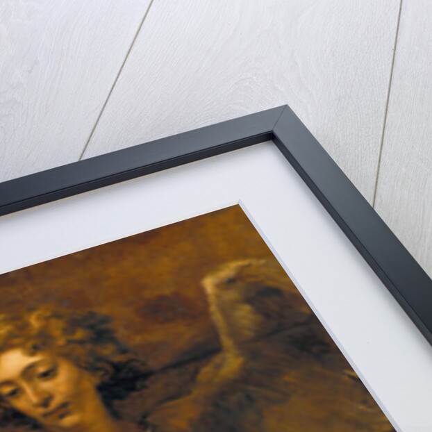 Jacob Wrestling with the Angel by Rembrandt van Rijn