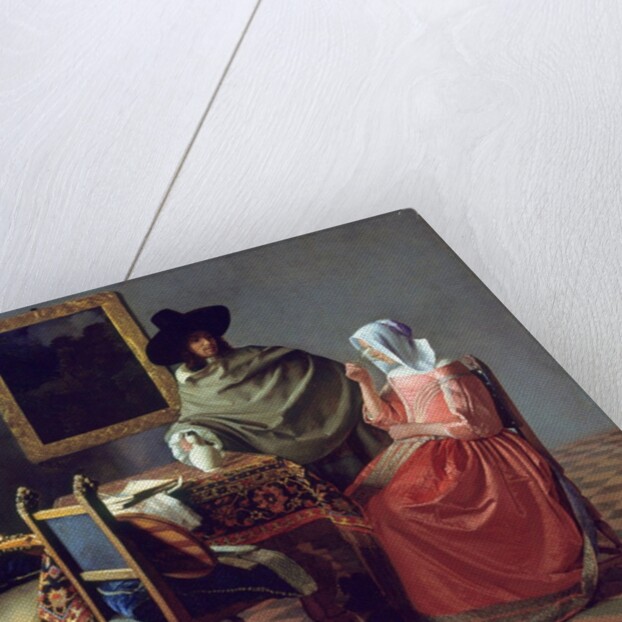 The Glass of Wine by Johannes Vermeer