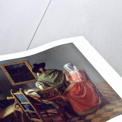 The Glass of Wine by Johannes Vermeer