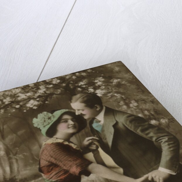 Couple in springtime by Anonymous