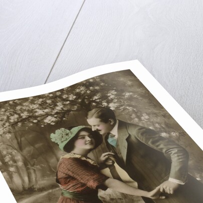 Couple in springtime by Anonymous