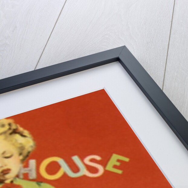 Woman with dress blowing in blast of air by Anonymous