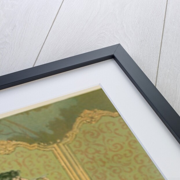 Woman kissing love letter by Anonymous