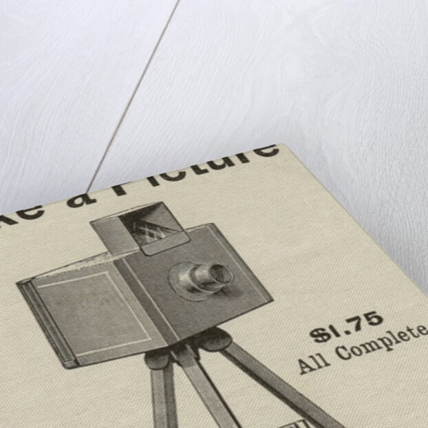 Victorian advertisement for Harvard camera by Anonymous