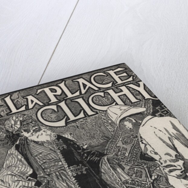 A la Place Clichy poster by Eugene Grasset