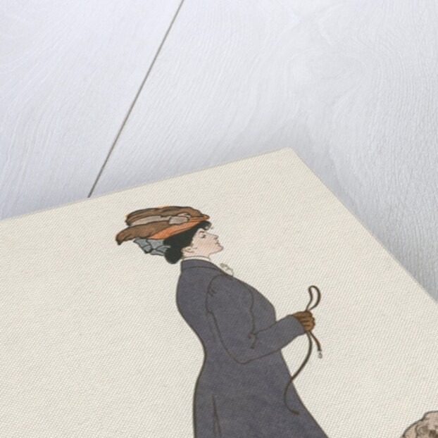 The Morning Stroll by Edward Penfield